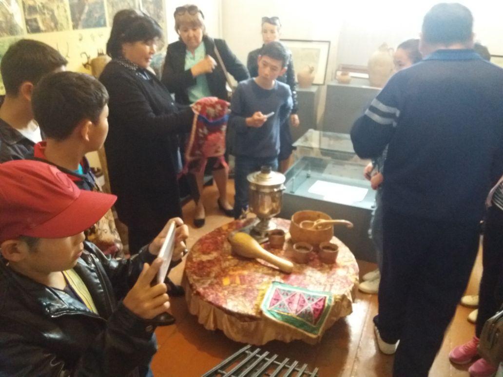 "Болашаққа бағдар:Рухани жаңғыру" бағдарламасы аясында экскурсия сабақтары